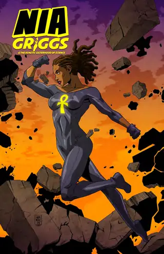Cover of Nia Griggs & The Kemetic Sisterhood of Science #1, 20th Place Media
