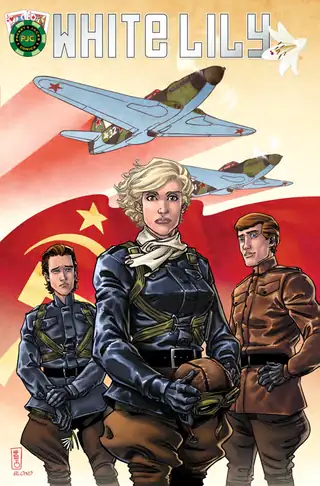 Cover of White Lily Trade Paperback, Pocket Jacks Comics